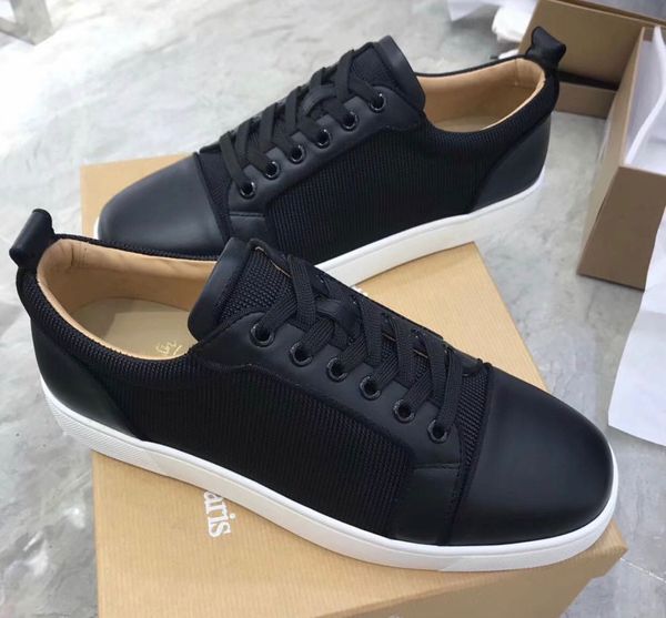 luxury designer black nylon leather red bottom men sneaker shoes trainers studs perfect brands women casual flats -- party dress wedding
luxury designer black nylon leather red bottom men sneaker shoes trainers studs perfect brands women casual flats -- party dress wedding