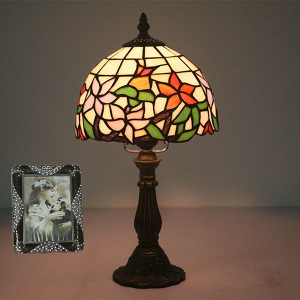 8 inch tiffany retro stained glass bedroom table lamp living room european pastoral restaurant vintage bedside table lamp handicraft lamp
8 inch tiffany retro stained glass bedroom table lamp living room european pastoral restaurant vintage bedside table lamp handicraft lamp