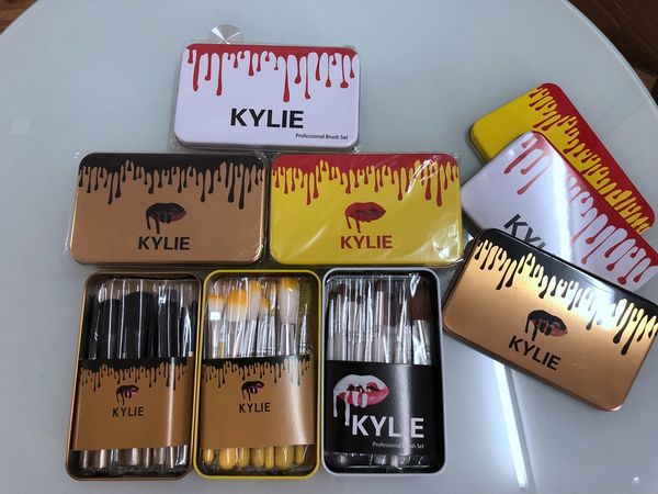 kylie make-up tools professional makeup brushes 12 pcs set powder brush cosmetic set portable iron box travel set, Yellow
kylie make-up tools professional makeup brushes 12 pcs set powder brush cosmetic set portable iron box travel set, Yellow