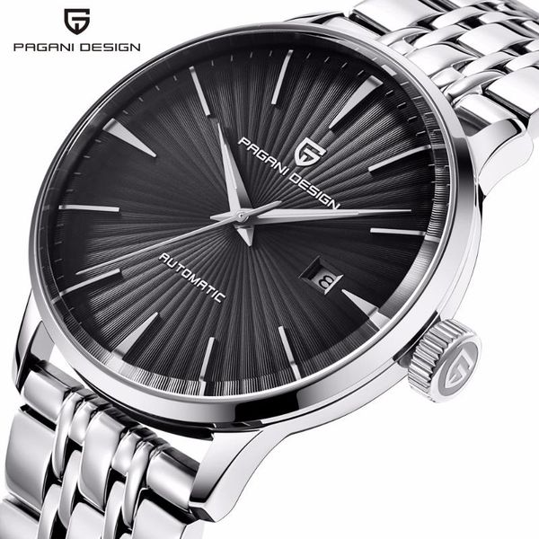 pagani design men watch business casual mechanical watches waterproof stainless steel relogio automatic watch, Slivery;brown
pagani design men watch business casual mechanical watches waterproof stainless steel relogio automatic watch, Slivery;brown