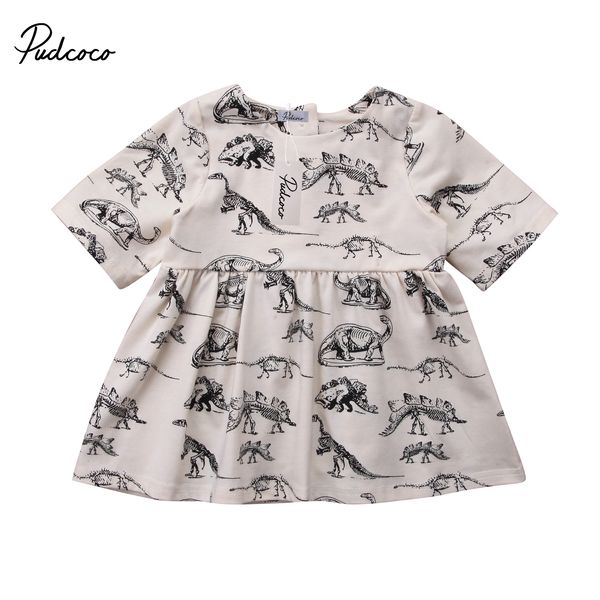 new infant kids baby girl animal half sleeve dinosaur dress outfits beige clothes, White
new infant kids baby girl animal half sleeve dinosaur dress outfits beige clothes, White
