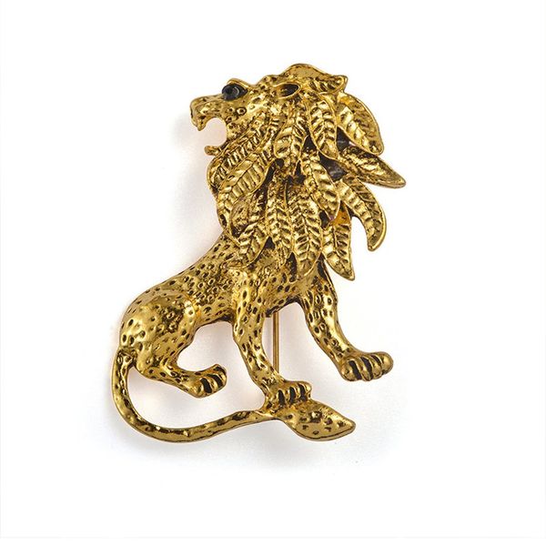 vintage animal shape brooch pin charming large lion dress clip universal men women banquet weddings accessories, Black
vintage animal shape brooch pin charming large lion dress clip universal men women banquet weddings accessories, Black