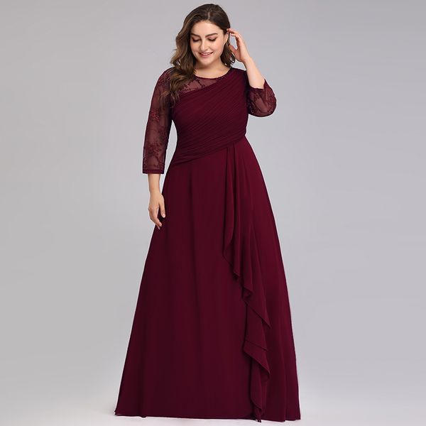 elegant plus size evening dresses for women a-line o-neck 3/4 sleeve lace evening gowns for party vestidos de fiesta largo, White;black
elegant plus size evening dresses for women a-line o-neck 3/4 sleeve lace evening gowns for party vestidos de fiesta largo, White;black