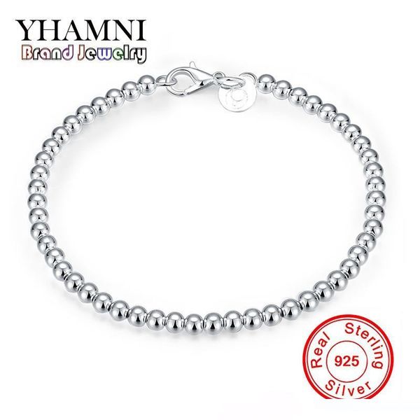 yhamni роскошные ювелирные изделия оригинал 925 серебряный браслет для женщин серебро бисера браслет мода браслет h198, Golden;silver
yhamni роскошные ювелирные изделия оригинал 925 серебряный браслет для женщин серебро бисера браслет мода браслет h198, Golden;silver