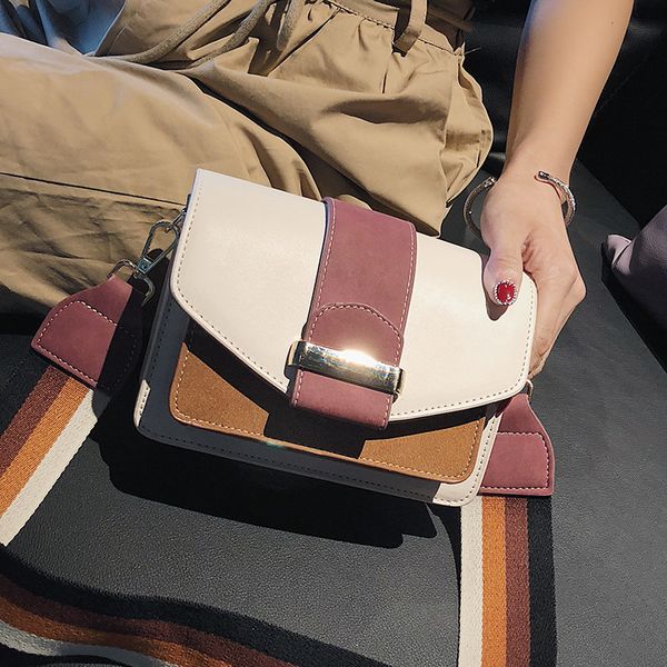 new small bag women's new contrasting color shoulder bag broadband messenger fashion small square
new small bag women's new contrasting color shoulder bag broadband messenger fashion small square
