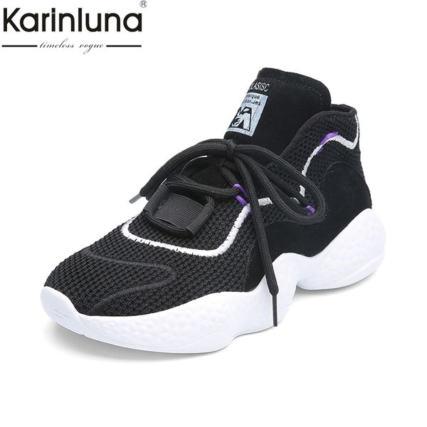 karinluna fashion comfortable leisure genuine cow leather ins shoes woman walking sneakers casual woman shoes women, Black
karinluna fashion comfortable leisure genuine cow leather ins shoes woman walking sneakers casual woman shoes women, Black