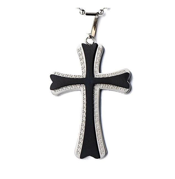u7 crucifix cross pendant necklace bracelet gold/black gun plated/ stainless steel fashion religious jewelry for women/men faith necklace, Silver
u7 crucifix cross pendant necklace bracelet gold/black gun plated/ stainless steel fashion religious jewelry for women/men faith necklace, Silver