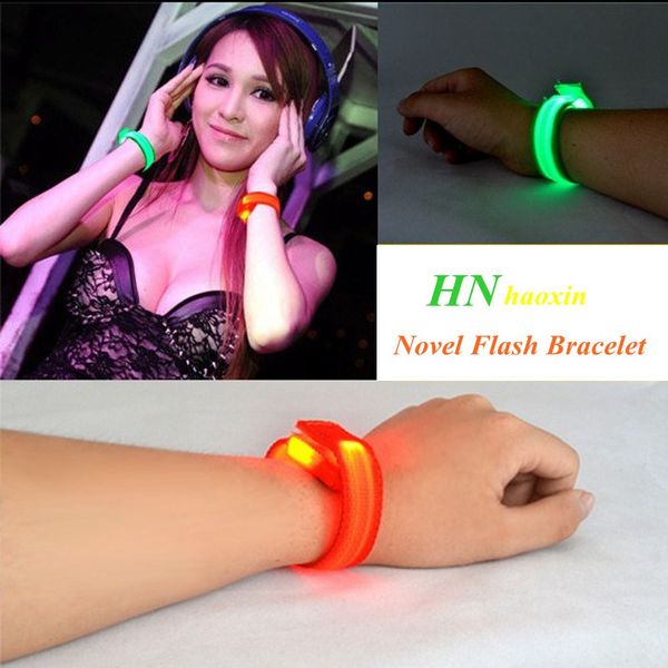 haoxin led flashing wrist band bracelet arm band belt light up dance party glow led bracelet for party decoration gift
haoxin led flashing wrist band bracelet arm band belt light up dance party glow led bracelet for party decoration gift