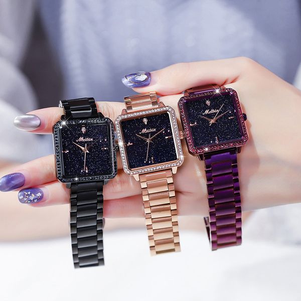 luxury watch women dress bracelet watch fashion diamond geometric polygon dial starry stainless steel belt ladies #50, Slivery;brown
luxury watch women dress bracelet watch fashion diamond geometric polygon dial starry stainless steel belt ladies #50, Slivery;brown
