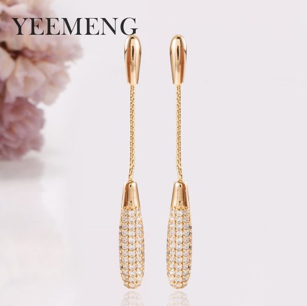 yeemeng temperament romantic ear drop earrings for women zircon long dangle earring girls fashion jewelry gifts, Golden
yeemeng temperament romantic ear drop earrings for women zircon long dangle earring girls fashion jewelry gifts, Golden