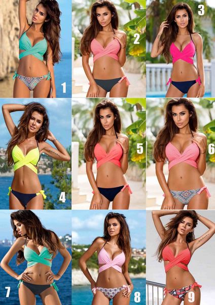 ladies 2018 new summer swim wear bikini-colored swimsuits for the split of the body beach bathing suit
ladies 2018 new summer swim wear bikini-colored swimsuits for the split of the body beach bathing suit