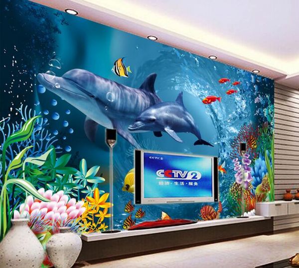 3d wallpaper custom p marine dolphins mother and child water grass living room home decor 3d wall muals wall paper for walls 3 d
3d wallpaper custom p marine dolphins mother and child water grass living room home decor 3d wall muals wall paper for walls 3 d