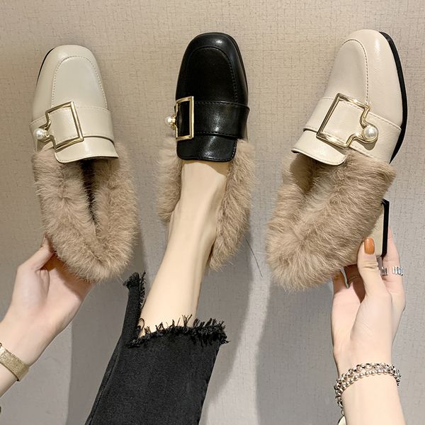 fashion autumn and winter peas shoes short plush women shoes female wild pearl decoration lazy warm cotton women u16-39, Black 
fashion autumn and winter peas shoes short plush women shoes female wild pearl decoration lazy warm cotton women u16-39, Black
