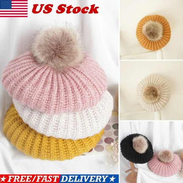 baby kids boy girl knitted beret hat cap soft pom balls winter spring warm hats beanie, Yellow
baby kids boy girl knitted beret hat cap soft pom balls winter spring warm hats beanie, Yellow