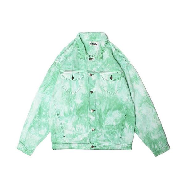 мужская мода дизайнер жан куртки мода tie dye омывается однобортный мужские жан куртки повседневный самцы одежда, Black;brown 
мужская мода дизайнер жан куртки мода tie dye омывается однобортный мужские жан куртки повседневный самцы одежда, Black;brown