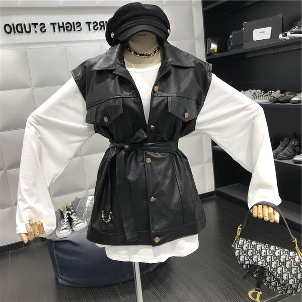 womens jackets v-neck fashion short vintage black brown pu leather sleeveless vest loose asian size
womens jackets v-neck fashion short vintage black brown pu leather sleeveless vest loose asian size