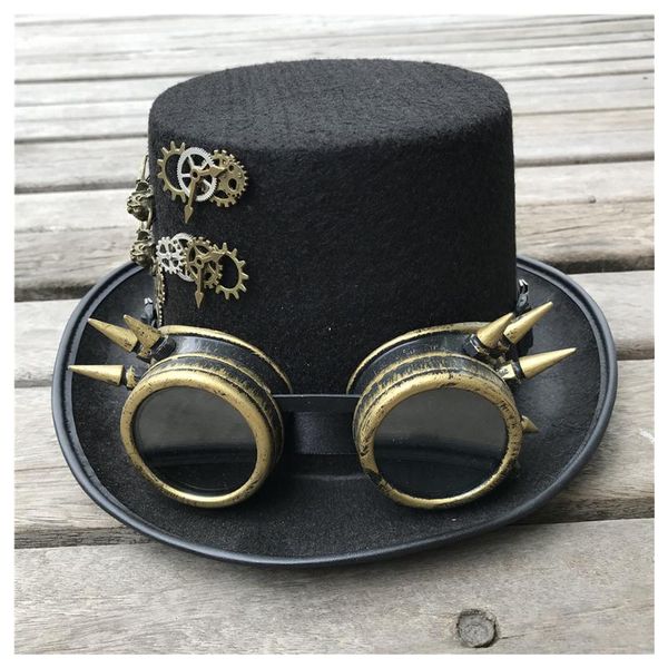 2020 2020 fashion men women handmade steampunk hat with gear glasses magic hat performance bowler size 57cm, Blue;gray
2020 2020 fashion men women handmade steampunk hat with gear glasses magic hat performance bowler size 57cm, Blue;gray