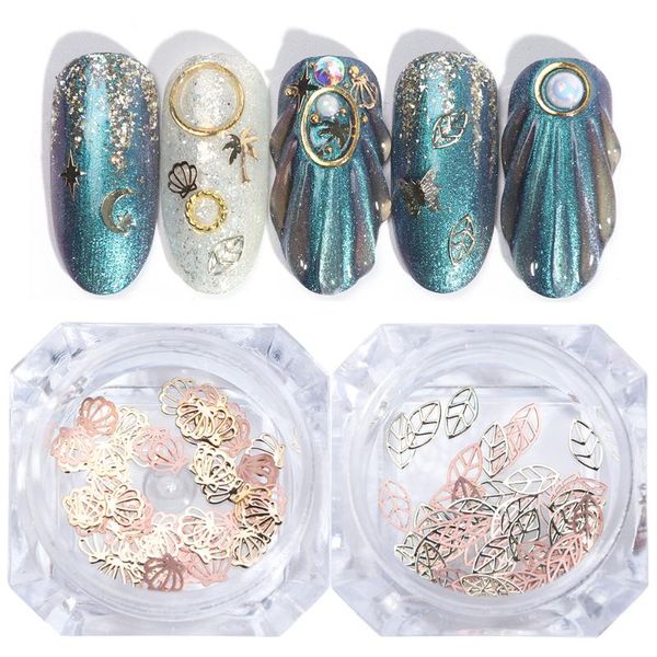 2 designs gold nail art decorations set metal slices shell moon star design shiny hollow sequins nail rhinestones manicure tr763, Silver;gold
2 designs gold nail art decorations set metal slices shell moon star design shiny hollow sequins nail rhinestones manicure tr763, Silver;gold
