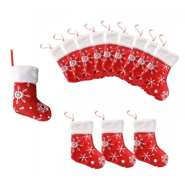 snowflakes christmas stockings pendant candy bag gifts home party ornament decor close knitting and meticulous weaving
snowflakes christmas stockings pendant candy bag gifts home party ornament decor close knitting and meticulous weaving