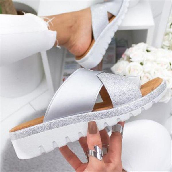 wgznyn 2020 women slippers leather slides shoes thick sole heels beach sandals women outside flip flops summer zapatos mujer, Black
wgznyn 2020 women slippers leather slides shoes thick sole heels beach sandals women outside flip flops summer zapatos mujer, Black