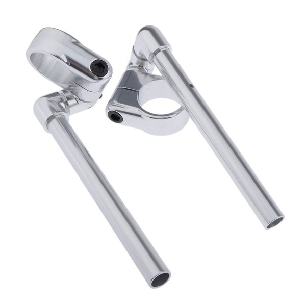 1 pair 52mm cnc alloy motorcycle handlebars grips adjustable clip on fork universal for motorbike
1 pair 52mm cnc alloy motorcycle handlebars grips adjustable clip on fork universal for motorbike