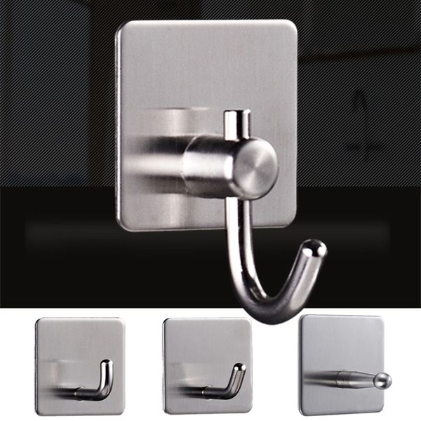 high-end sticker adhesive stainless steel hooks wall door clothes coats hats hanger kitchen bathrooms rustproof towel hooks
high-end sticker adhesive stainless steel hooks wall door clothes coats hats hanger kitchen bathrooms rustproof towel hooks