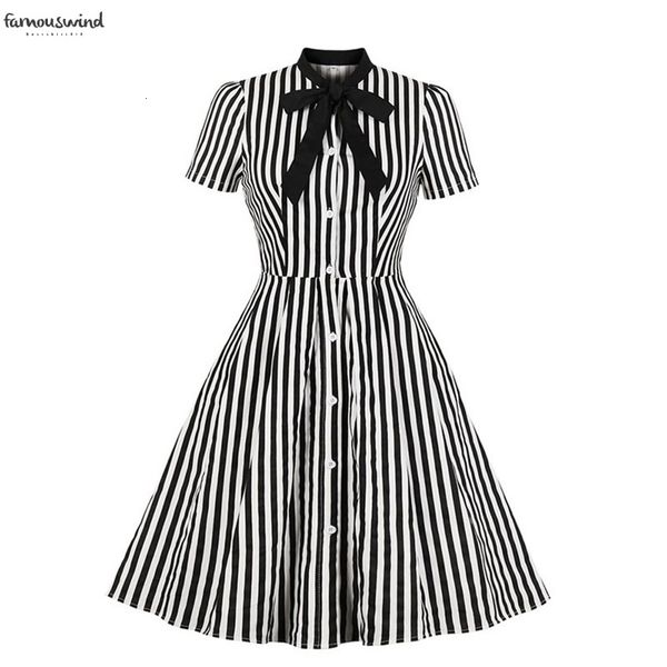 vintage stripe midi dress women rockabilly summer 50s bow collar elegant office casual stylish goth ladies dresses, Black;gray
vintage stripe midi dress women rockabilly summer 50s bow collar elegant office casual stylish goth ladies dresses, Black;gray