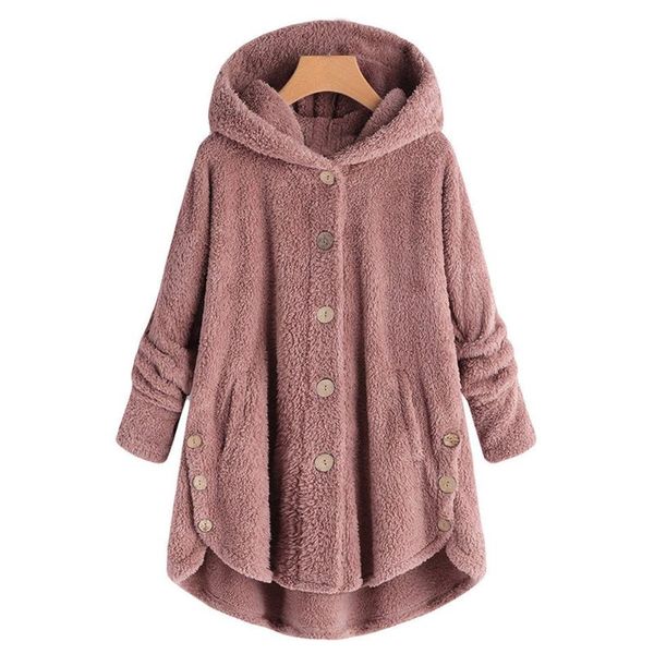 2019 women's faux fur coat winter warm soft jacket female long sleeve hooded fluffy oversize teddy button coats plus size s-4xl, Black
2019 women's faux fur coat winter warm soft jacket female long sleeve hooded fluffy oversize teddy button coats plus size s-4xl, Black