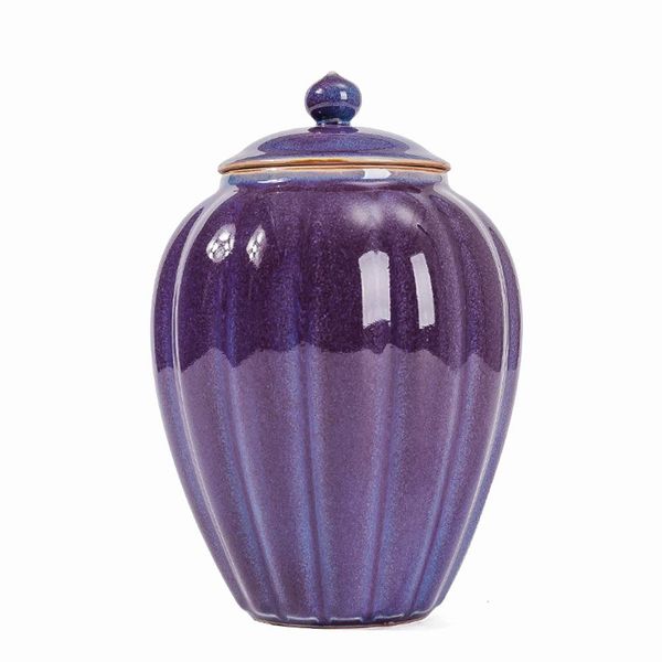 cremation urn - funeral urn for pet - made in ceramics & hand-painted- display burial urn at home or in niche at columbarium
cremation urn - funeral urn for pet - made in ceramics & hand-painted- display burial urn at home or in niche at columbarium