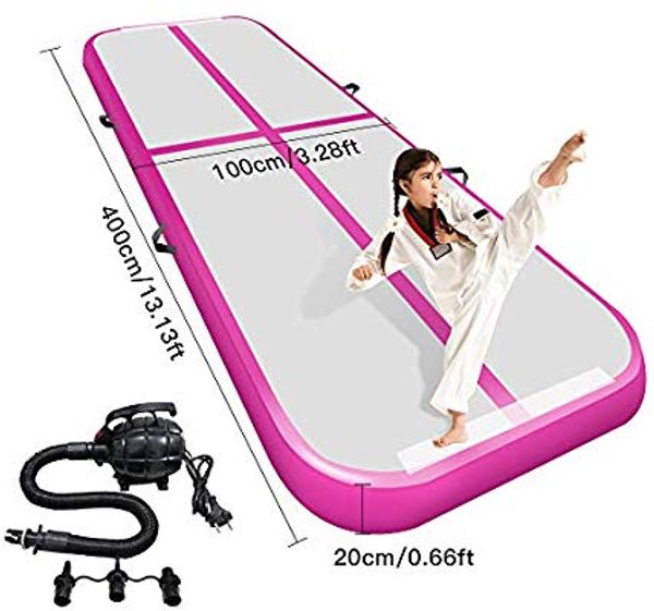 13.3ft 0.2m thick air track, tumbling mat, inflatable gymnastics airtrack mat, air floor mat with pump
13.3ft 0.2m thick air track, tumbling mat, inflatable gymnastics airtrack mat, air floor mat with pump