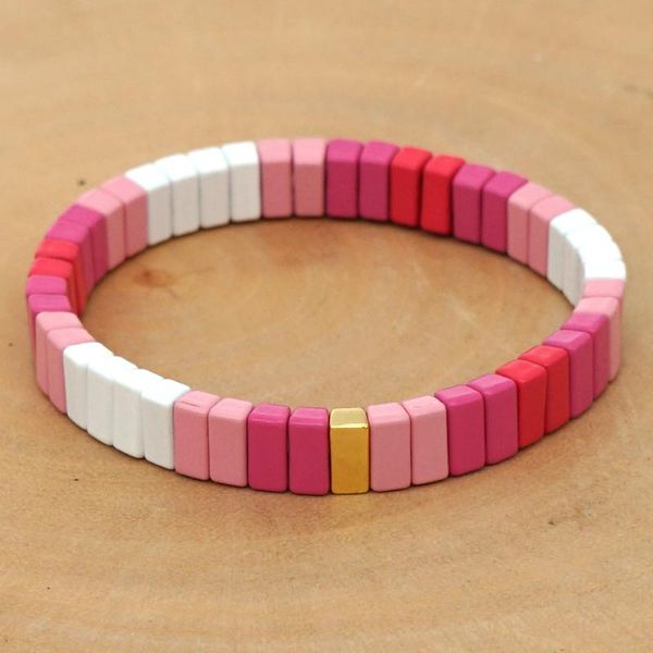 shinus bracelet for women pink enamel tile bracelets bohemian stackable armband pulseras mujer 2019 making jewelry friends gift, Golden;silver
shinus bracelet for women pink enamel tile bracelets bohemian stackable armband pulseras mujer 2019 making jewelry friends gift, Golden;silver
