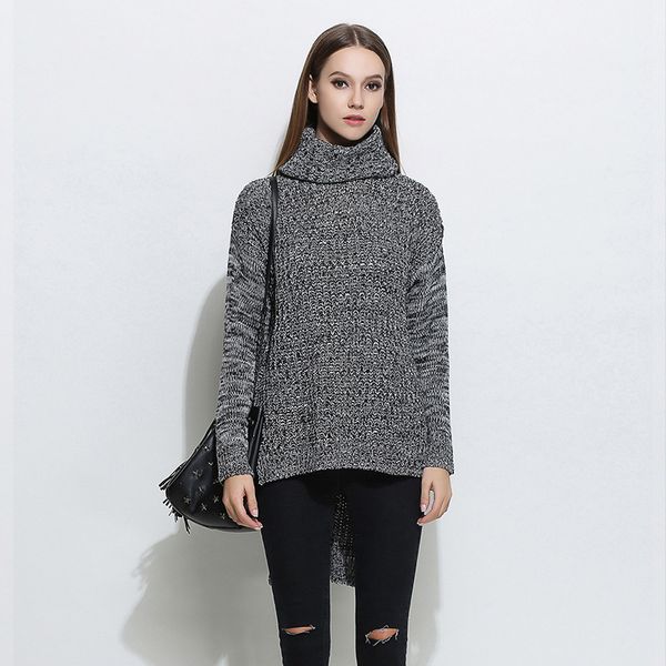 casual high low knitted sweaters women turtleneck streetwear solid full sleeve autumn winter pullovers ladies jumper mujer 2019, White;black
casual high low knitted sweaters women turtleneck streetwear solid full sleeve autumn winter pullovers ladies jumper mujer 2019, White;black