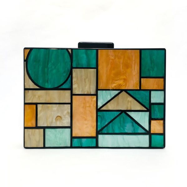 acrylic retro box bags geometric panelled small flap bags evening colorful handbags party shoulder crossbody clutch
acrylic retro box bags geometric panelled small flap bags evening colorful handbags party shoulder crossbody clutch