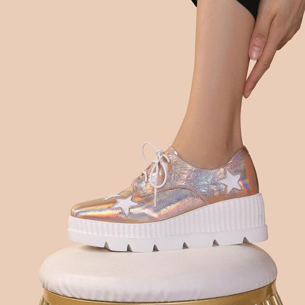 2019 spring and autumn lace-up thick bottomed casual shoes full-grain leather slanted heel non-slip sole genuine leather sports, Black
2019 spring and autumn lace-up thick bottomed casual shoes full-grain leather slanted heel non-slip sole genuine leather sports, Black