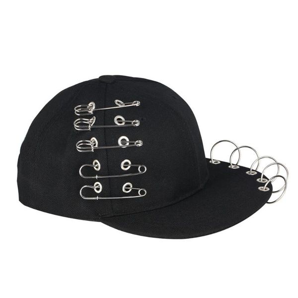 punk rock style hip hop hats pin metal ring baseball cap black snapback caps tide hiphop cap men women new fashion 2020, Blue;gray
punk rock style hip hop hats pin metal ring baseball cap black snapback caps tide hiphop cap men women new fashion 2020, Blue;gray