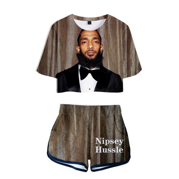 women tracksuits 3d digital print 2pcs shorts suits summer casual suits fashion clothing rapper nipsey hussle, Gray
women tracksuits 3d digital print 2pcs shorts suits summer casual suits fashion clothing rapper nipsey hussle, Gray