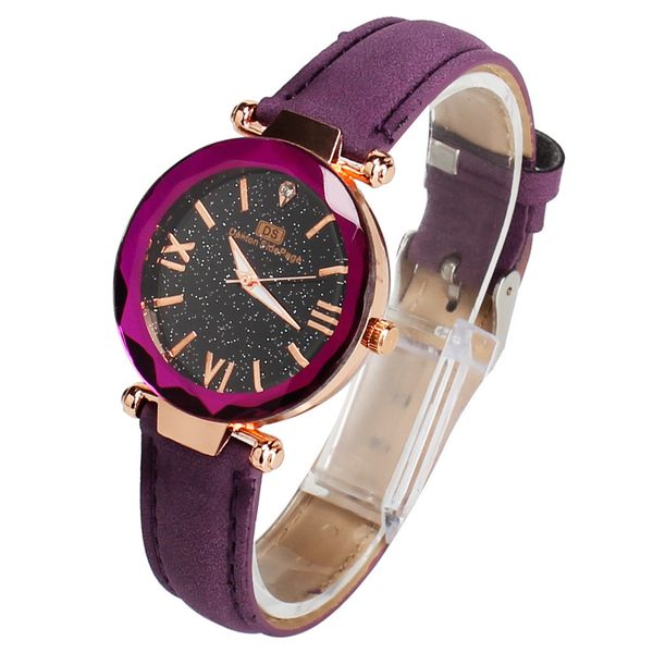 fashion purple strap full of ms. women's watch simple trendy milan with waterproof clock beautiful handmade creative bracelet gift, Slivery;brown
fashion purple strap full of ms. women's watch simple trendy milan with waterproof clock beautiful handmade creative bracelet gift, Slivery;brown