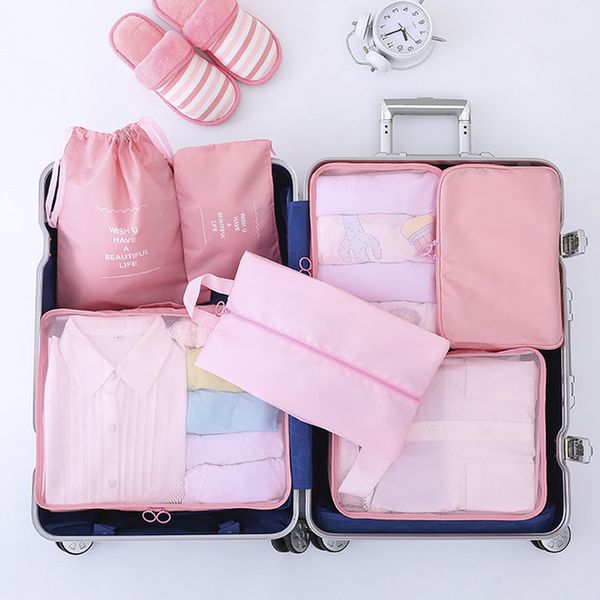 new travel series seven-piece waterproof and wear-resistant twill material simple modern travel clothing finishing set portable
new travel series seven-piece waterproof and wear-resistant twill material simple modern travel clothing finishing set portable