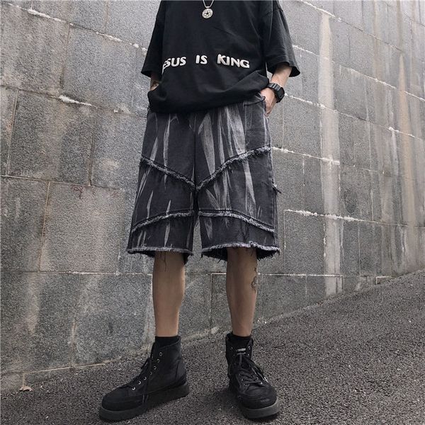 summer tie-dye jeans men's fashion casual retro straight denim shorts men streetwear wild loose hip-hop short jeans mens, Blue
summer tie-dye jeans men's fashion casual retro straight denim shorts men streetwear wild loose hip-hop short jeans mens, Blue