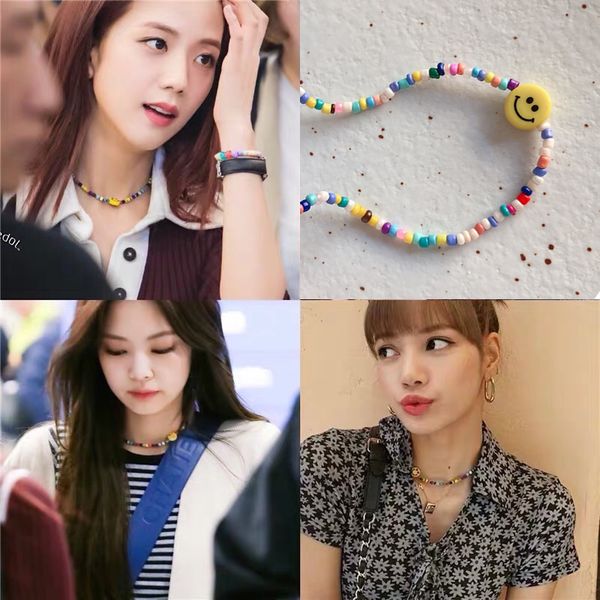 lisa's smiling face necklace blackpink star's chain fashion personality cute accessories ing, Golden;silver
lisa's smiling face necklace blackpink star's chain fashion personality cute accessories ing, Golden;silver
