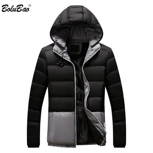 bolubao winter men parkas warm new solid color portable headset men's hooded parkas male splice parka casual coat, Black
bolubao winter men parkas warm new solid color portable headset men's hooded parkas male splice parka casual coat, Black