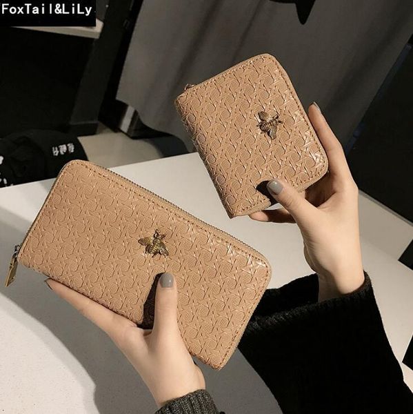 designer wallet ladies luxury long and short wallets vintage woven leather personality with bee fashion clutch wallet g5236, Red;black
designer wallet ladies luxury long and short wallets vintage woven leather personality with bee fashion clutch wallet g5236, Red;black