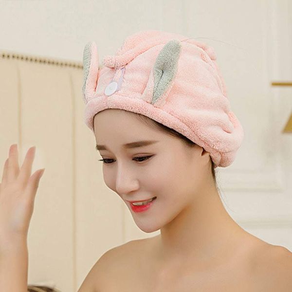 cute quick-dry hair towel turban quickly dry hair hat wrapped towel bath with ears beach towels bathroom accessories
cute quick-dry hair towel turban quickly dry hair hat wrapped towel bath with ears beach towels bathroom accessories