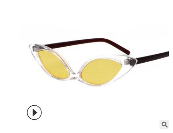2019 new cat-eye full-frame sunglasses inverted triangle ocean sunglasses fashion punk style glasses occhiali da sole firmati, White;black
2019 new cat-eye full-frame sunglasses inverted triangle ocean sunglasses fashion punk style glasses occhiali da sole firmati, White;black