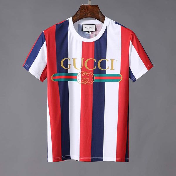 2019 men's korean version of the tide male summer blue and white striped pattern round neck short-sleeved casual fashion men and women, White;black
2019 men's korean version of the tide male summer blue and white striped pattern round neck short-sleeved casual fashion men and women, White;black