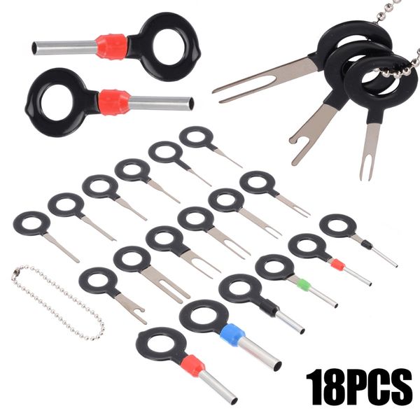 new arrival 18pcs automotive plug terminal remove tool set key pin car electrical wire crimp connector extractor kit accessories
new arrival 18pcs automotive plug terminal remove tool set key pin car electrical wire crimp connector extractor kit accessories