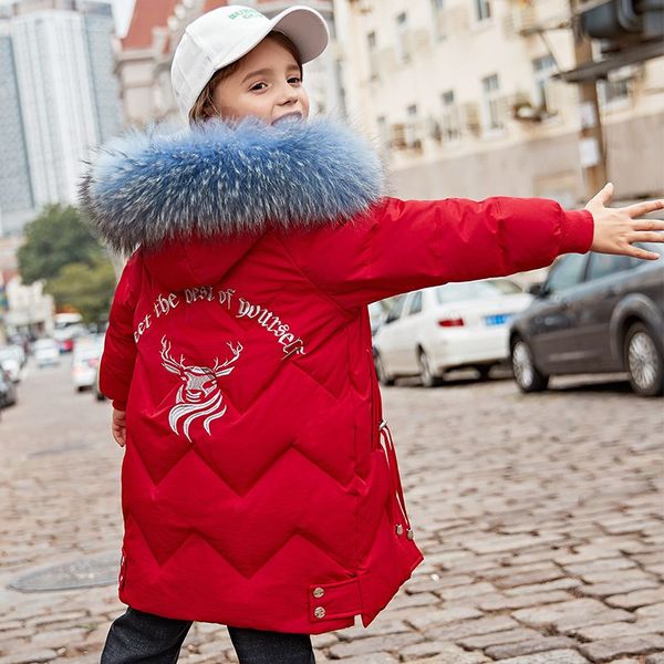 children's wear children 2019 new girls down jacket white duck down long thick coat big children parka, Blue;gray
children's wear children 2019 new girls down jacket white duck down long thick coat big children parka, Blue;gray
