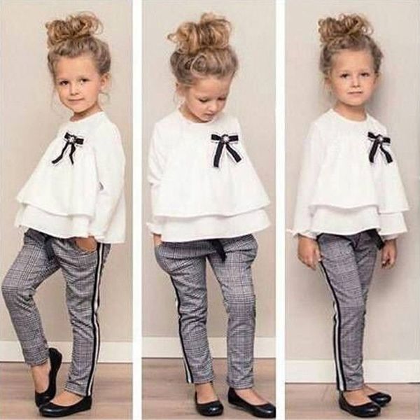 toddler baby kids girls outfits ruffle t shirt +checked pants clothes set long sleeves winter autumn clothes outfits, White
toddler baby kids girls outfits ruffle t shirt +checked pants clothes set long sleeves winter autumn clothes outfits, White