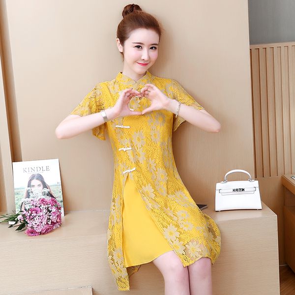 2019 mermaid evening dresses long girls chinese traditional wedding dress retro cheongsam gown lace qipao women qipao dress, Red
2019 mermaid evening dresses long girls chinese traditional wedding dress retro cheongsam gown lace qipao women qipao dress, Red