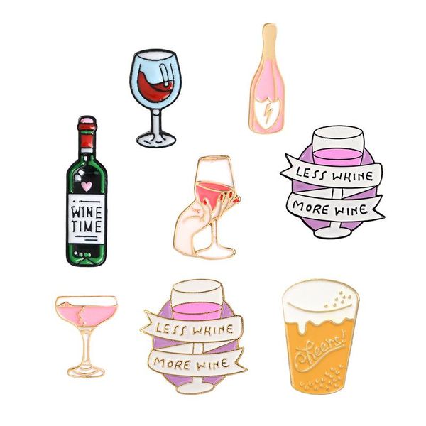 wine time mini beer cocktail wine glass red wine bottle cup brooches enamel pin badge collection gift for women men party time sabli, Black;gray
wine time mini beer cocktail wine glass red wine bottle cup brooches enamel pin badge collection gift for women men party time sabli, Black;gray